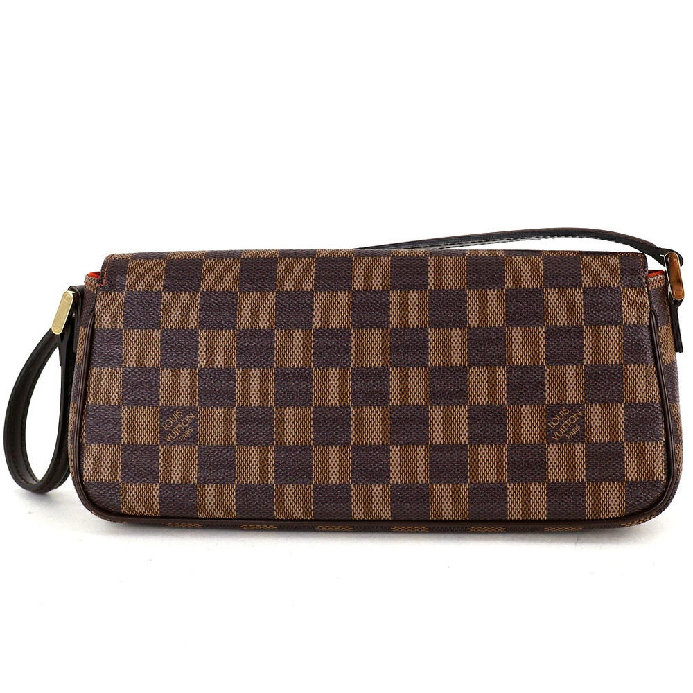 Louis Vuitton Brown Recoleta Bag Leather One Handbag Damier Brown